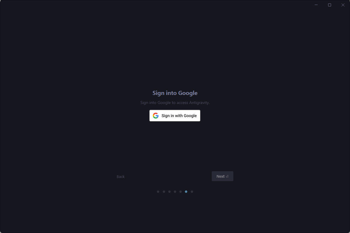 Google Antigravity无法登录解决办法