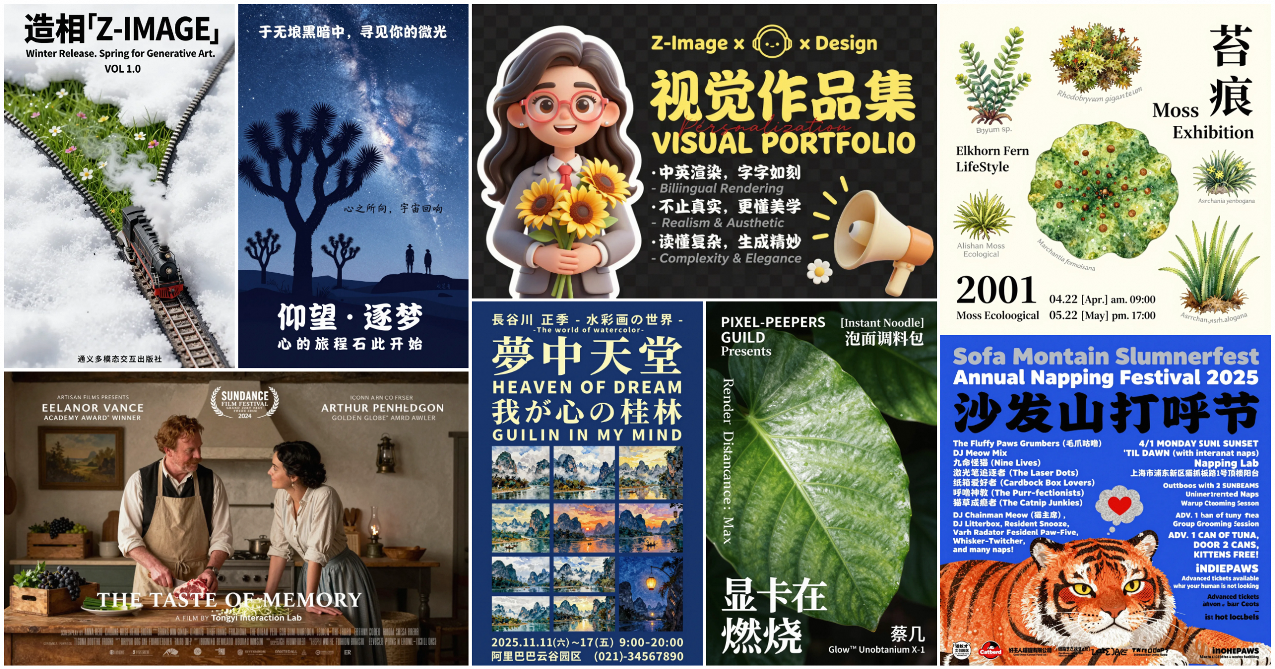 准确的双语文本渲染:Z-Image-Turbo